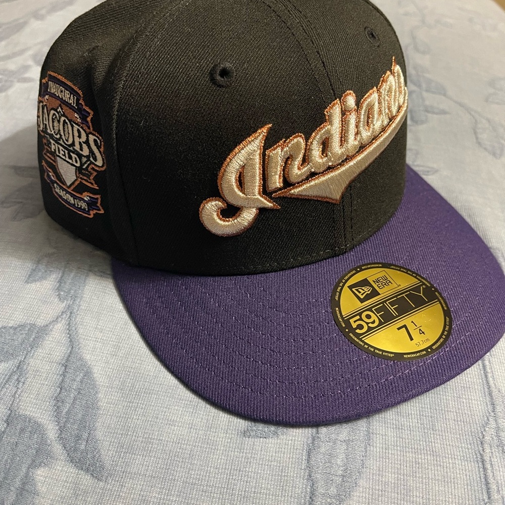 New Era Rushmore Indians fitted hat